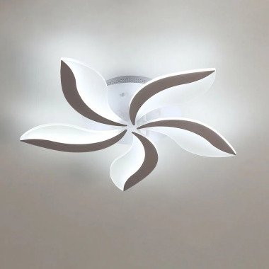 Moderne LED-Deckenleuchte aus Acryl, Deckenleuchte, 48 w, 6000 k, Kronleuchter D