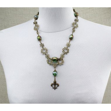Perlen Halskette Jugendstil/Vintage