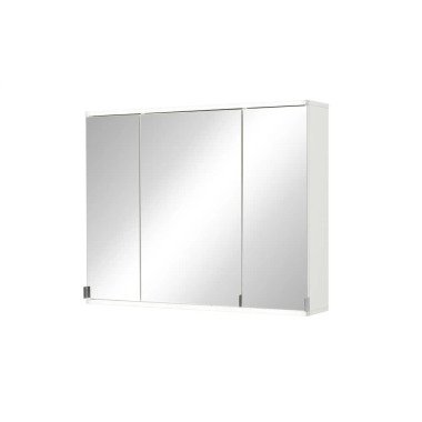 Spiegelschrank 3-türig weiß   weiß   Maße