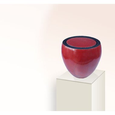 Keramikurne & Rote Design Raku Urne