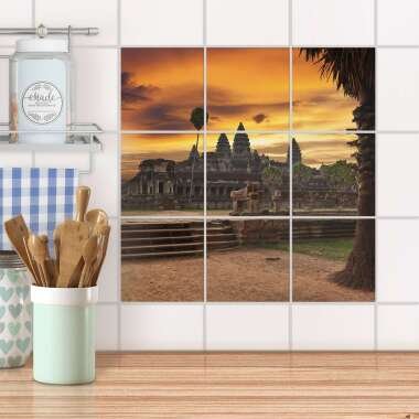 Klebefliesen für Küche & Bad Design: Angkor Wat 15x15 cm