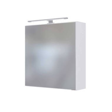 LED Spiegelschrank 60 cm TAREE-03 matt weiß