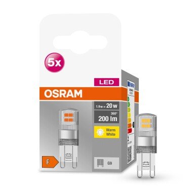 Osram LED-Leuchtmittel G9 1,9 W Warmweiß