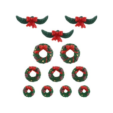 Garland and wreaths set of 12 Weihnachtsfigur