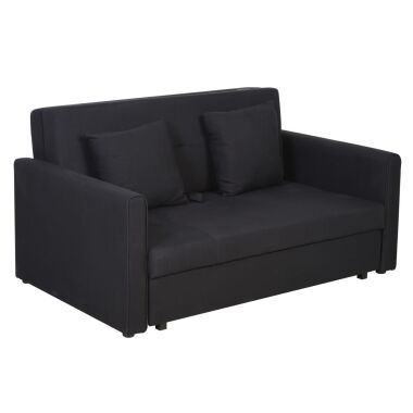 HOMCOM Schlafsofa 2-Sitzer Sofa mit Bettfunktion