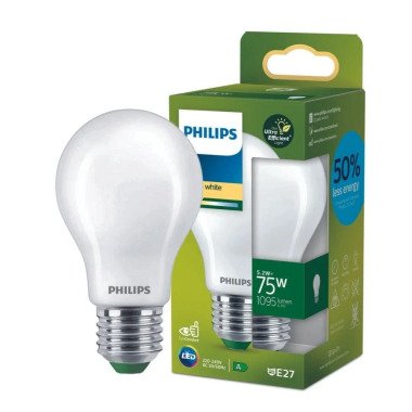 Philips LED Lampe E27 Birne A60 5,2W 1095lm