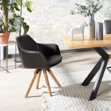 Stuhl Cena Farbe: grau Holzart: Nussbaum
