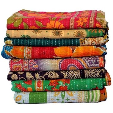 Vintage Kantha Quilt Lot 30 Stück Handarbeit