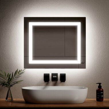 Badspiegel mit Beleuchtung Rechteckig led