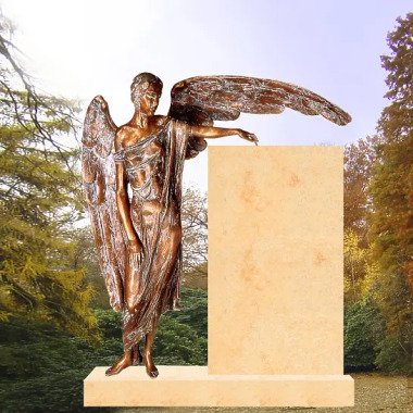 Engel Figur aus Bronze & Grabengel aus Bronze