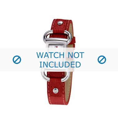 Lederband für Uhren in Rot & Tommy Hilfiger Uhrenarmband TH-09-3-14-0613