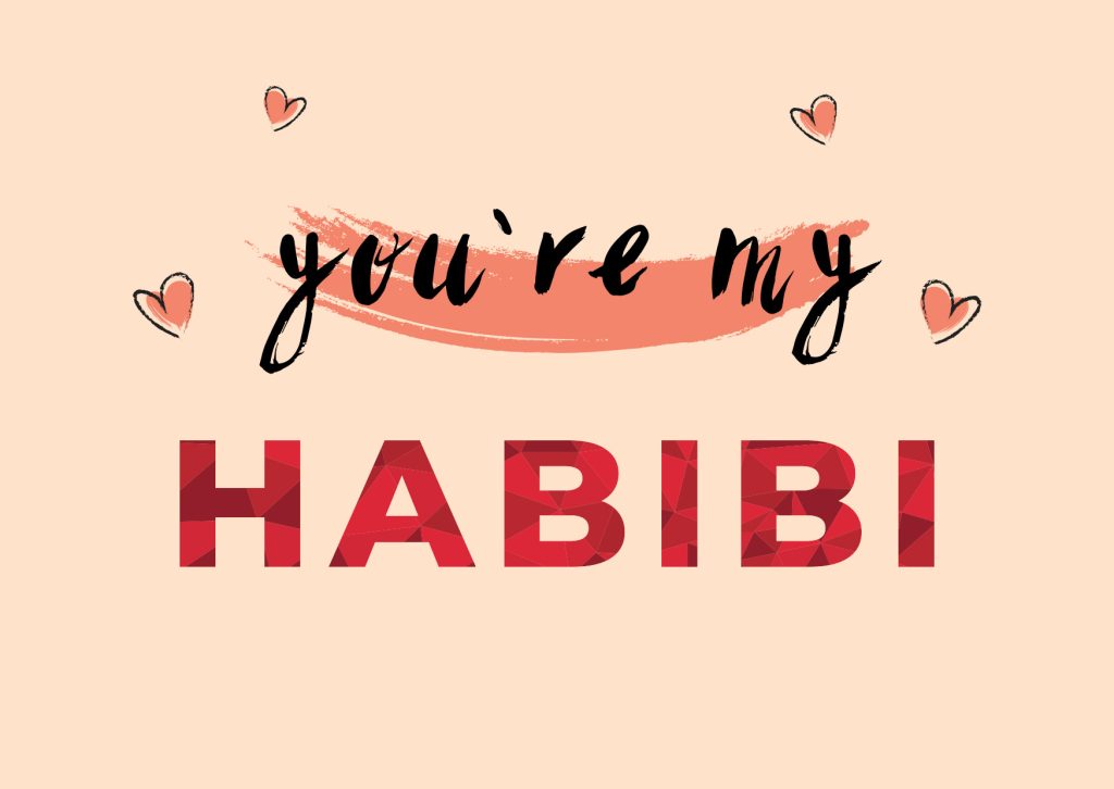 You're my Habibi Spruch