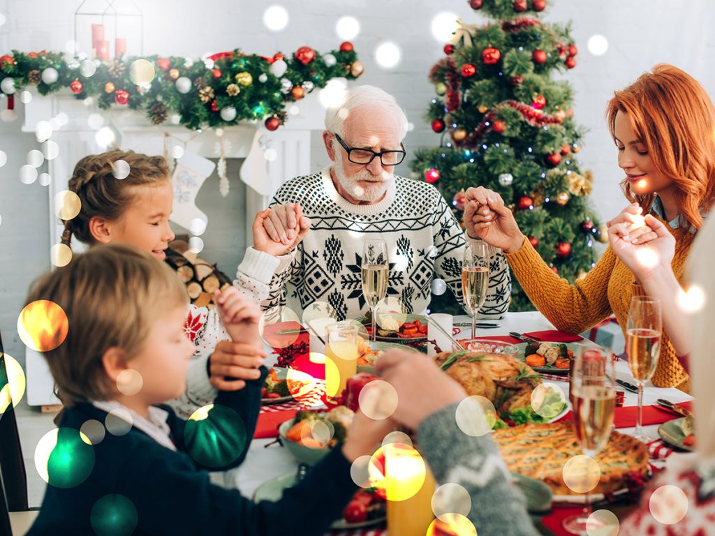 Im Kreise der Familie lassen sich Weihnachtsgrüße am besten persönlich übermitteln.