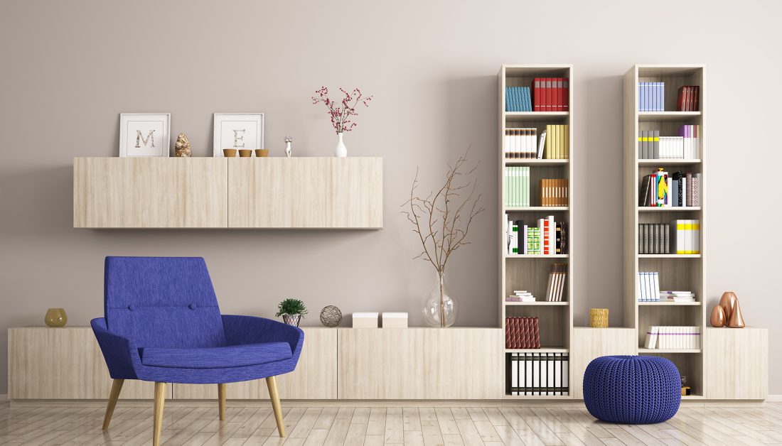 Wandgestaltung Wohnzimmer – 22 Ideen für Wandfarbe  3D-Tapete & Co.